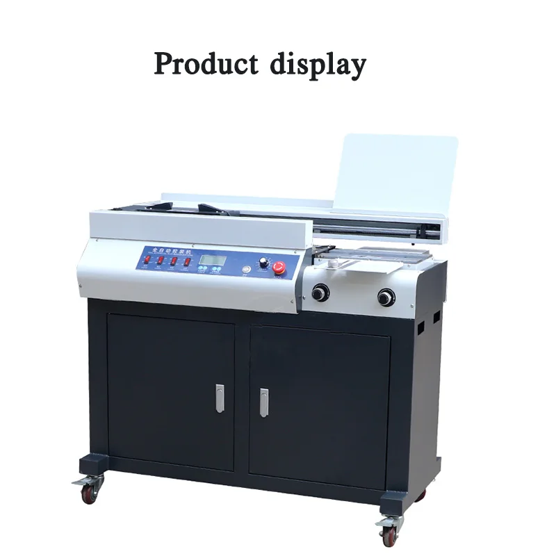 Hot melt glue binding machine automatic glue electric glue binding machine bidding document contract binding free punching