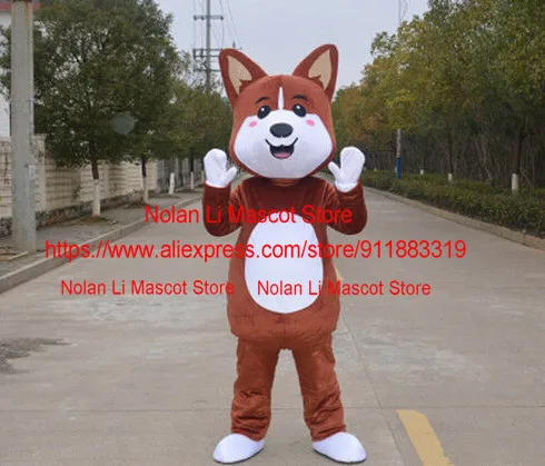 High Quality Husky Dog Mascot Costume Set Fox Cosplay Birthday Party Game Unisex Outdoor Advertising Display Adult Size 1157