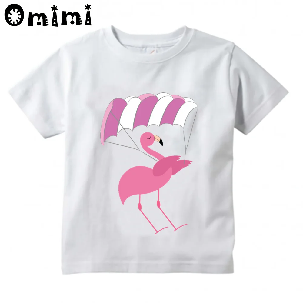 

Cartoon Flamingo T Shirt Fashion Graphic TShirt Streetwear 2021 Harajuku Kids Print T-shirt Summer Cute Short Sleeve Tees,YKP182