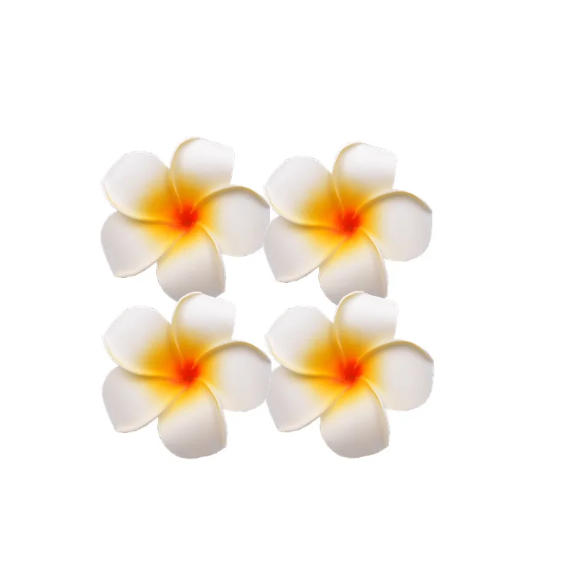 10Pcs Foam Hawaii Aritificial Flowers For Wedding Party Decoration Plumeria Flowers DIY Scrapbook Fake Flower Home Decor