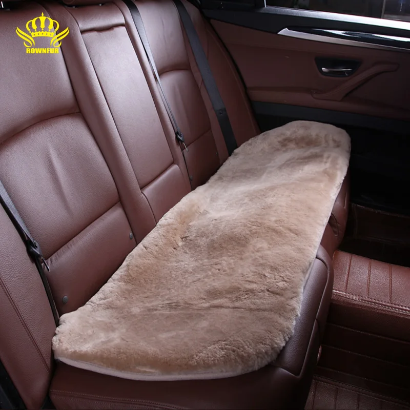 ROWNFUR Car Interior Accessories Car seat Covers Faux Fur Cute Cushion Styling  Universal Car Seat Cover For Back Seat 2016 NEW