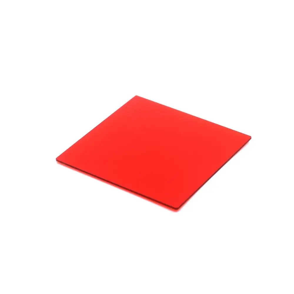 Size 50x50mm Square 590nm IR Long Pass Filter CB590