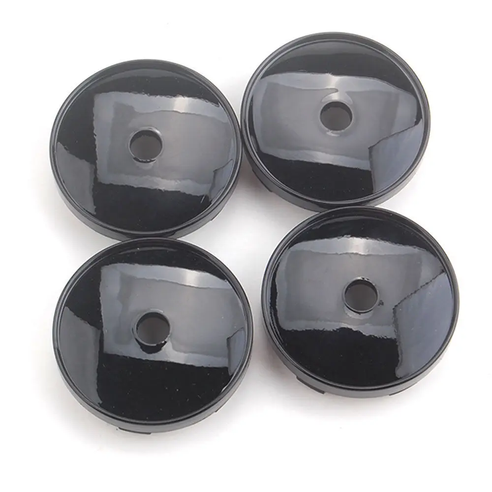 4pcs SUV Car Auto Black Wheel Center Cap Covers Rim Hole Hub Cap For 60mm Dia