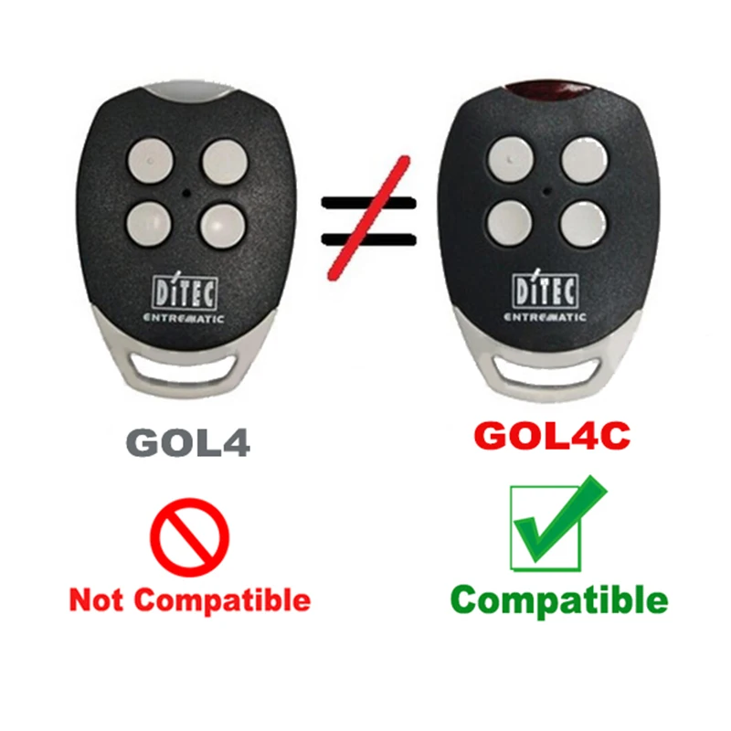 DITEC GOL4C Remote Control High Quality Copy 433.92MHz Remote Control For Garage Door Gate Remote Control Duplicator