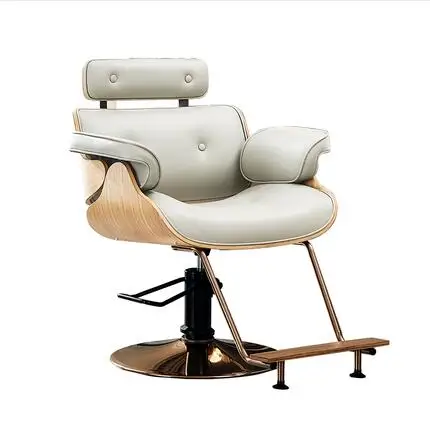 Web celebrity chair hairdressing chair barbershop chair hair salon special can be put down can lie hairdressing chair haircuttin