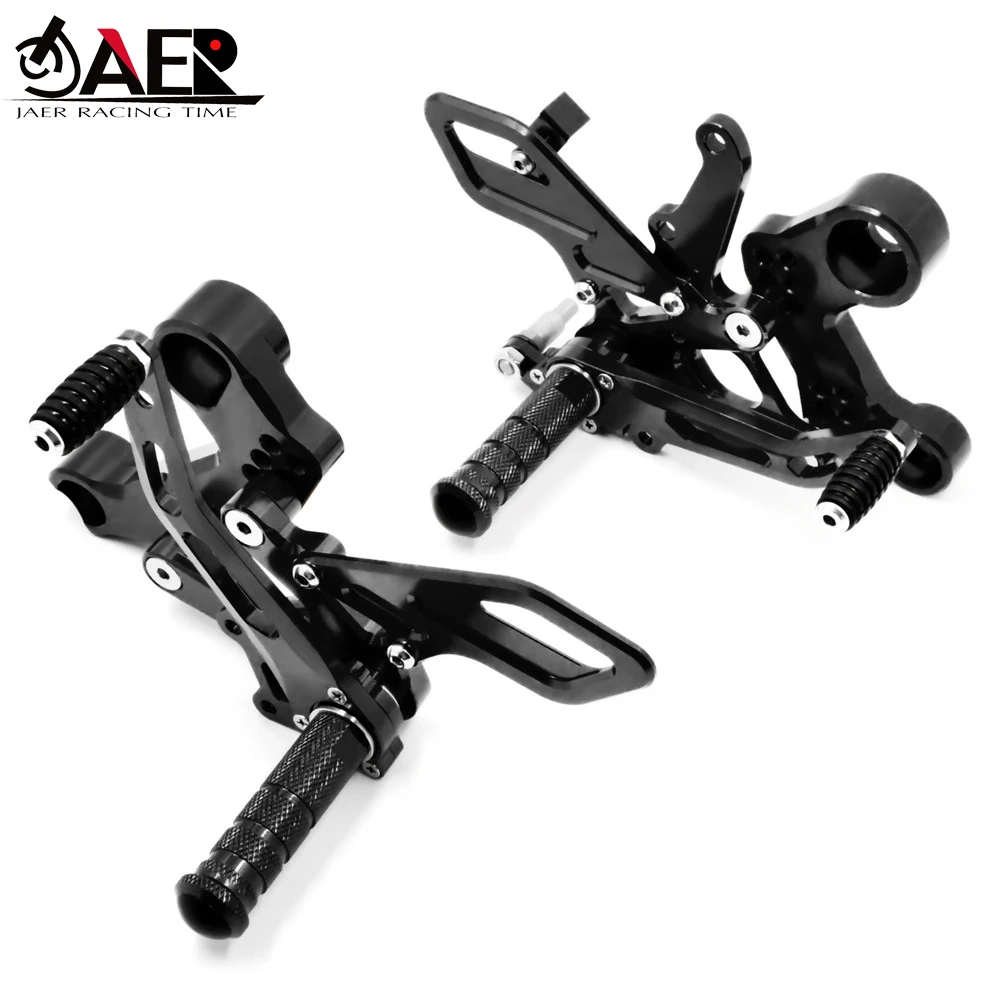 CNC Adjustable Rearset Rear Sets Foot Rest Pegs for Yamaha MT09 FZ09 2013 2014 2015 2016