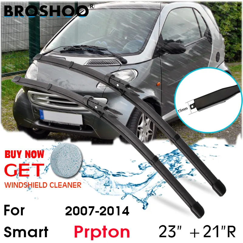 

Car Wiper Blade Front Window Windscreen Windshield Wipers Blades Auto Accessories For Smart prpton 23"+21"R 2007-2014