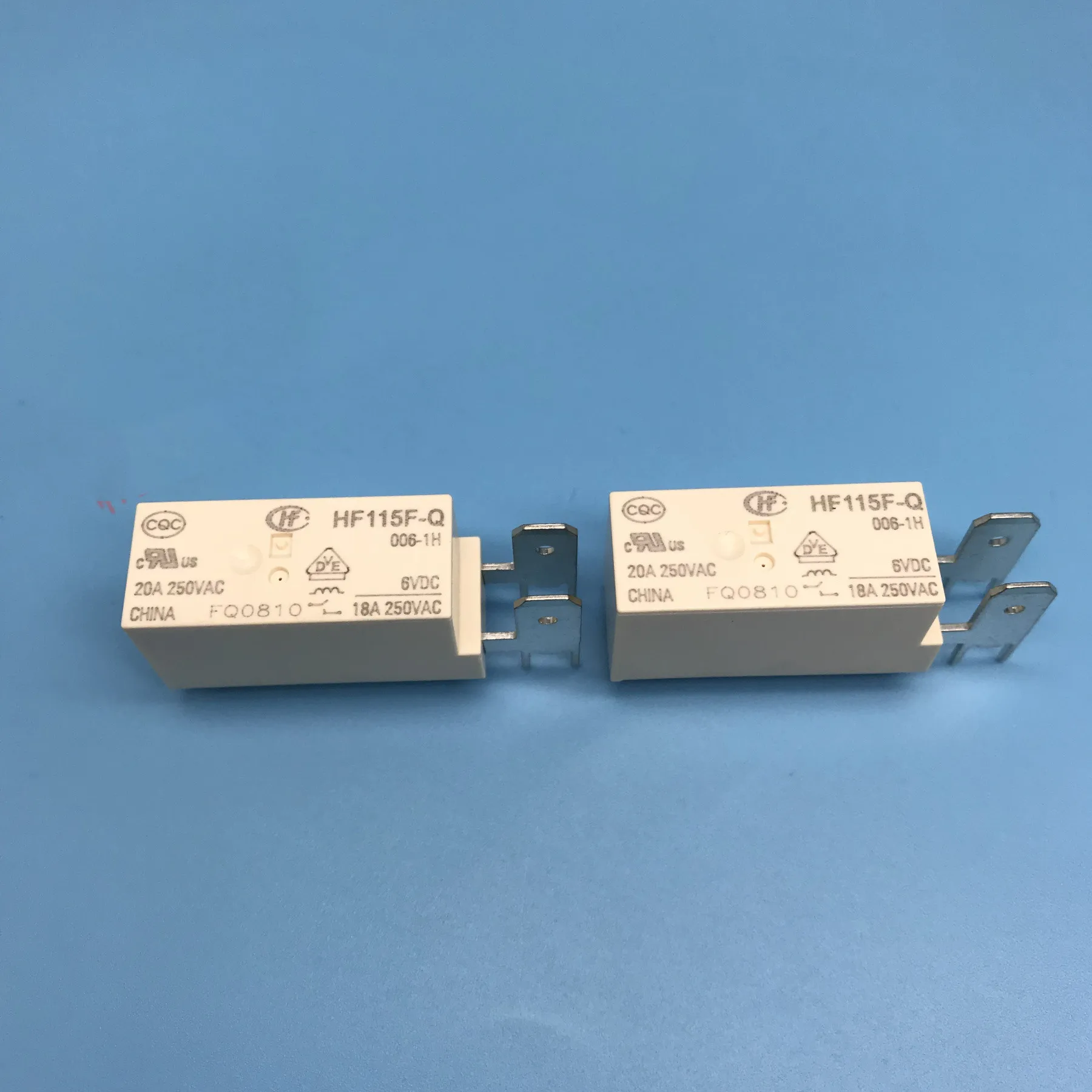 

HF115F-Q-006-1H 20A 250VAC 6VDC relays