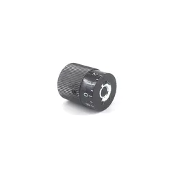 M6/M8/M10/M12 Rotary Knob Handle Digit Fine Tuning Knob Black Plastic Machinery Handle Wheel Lever