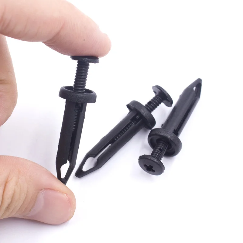 20 Pcs Car Plastic Push Type Rivet Retainer Fastener Bumper Pin Clips For Ford