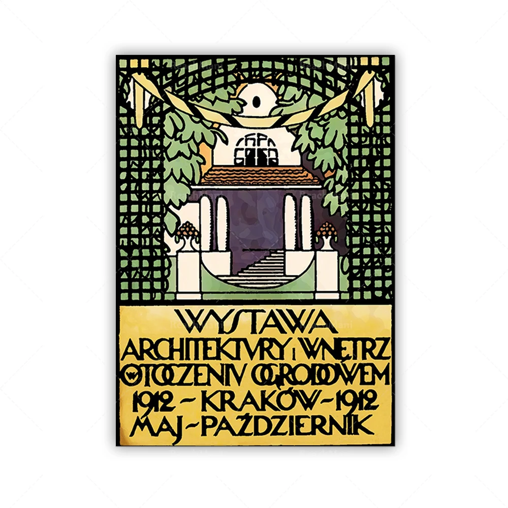 Art Nouveau Exhibition Posters - Jozef Czajkowski Poster - 1912 Print