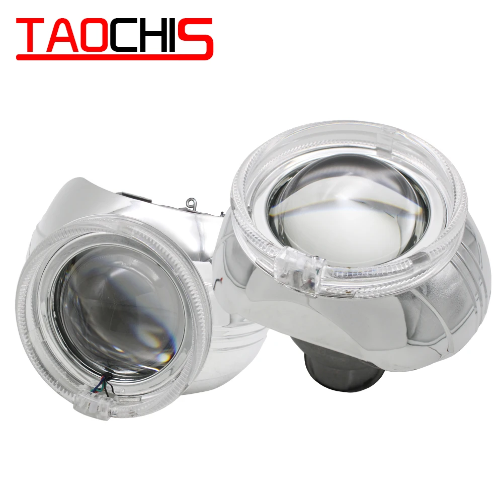 

TAOCHIS 3.0 inch Bi xenon Projector Lens Kit for HELLAH7 With SMAX Shroud APP control angel demoneyes Modify Head Light