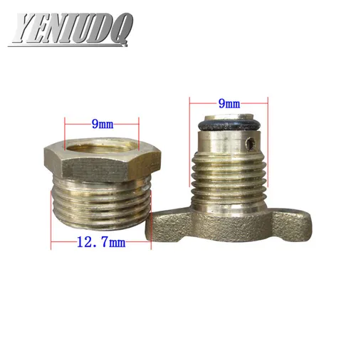 Imagen 2 del producto Válvula de drenaje de latón 1/4 3/8 1/2, válvula de drenaje del compresor de aire para pieza de repuesto del tanque del compresor de aire, larga vida útil