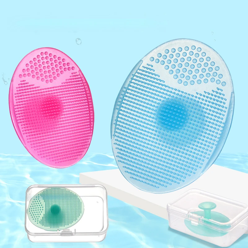 Baby bath shampoo brush baby shower bath brush baby massage face brush sensory brush