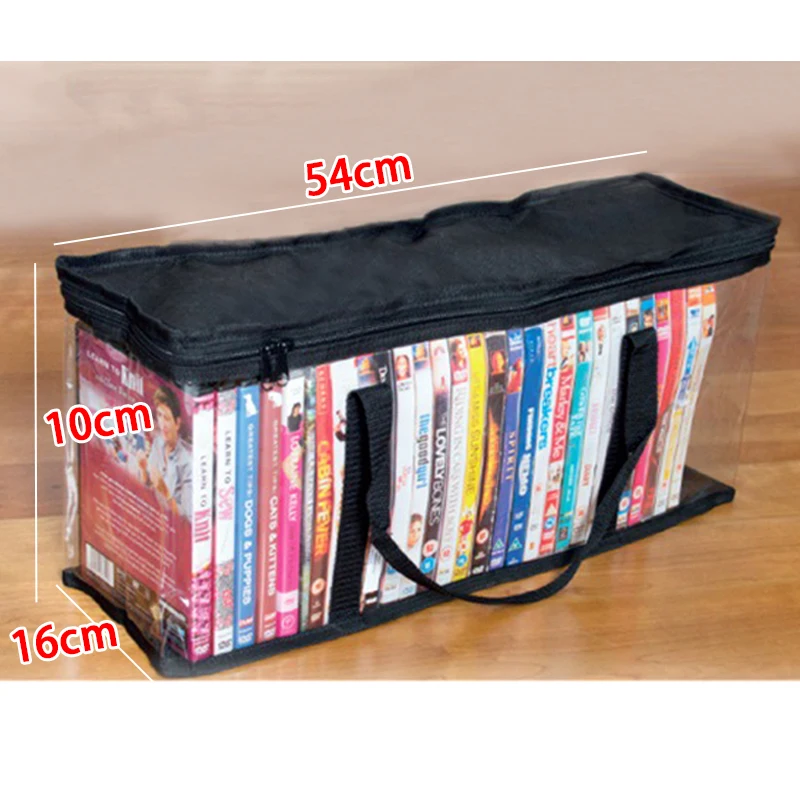 Sacs de rangement multifonctionnels pour disques CD, étui de transport, support d\'album, sacs de rangement pour supports de médias, évaluation de