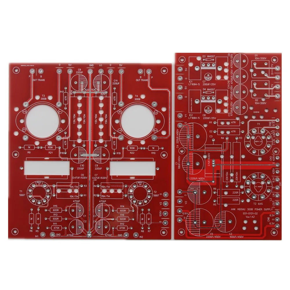 DIY AUDIO NOTE MEI SHU AN 300B Tube Single-Ended Amplifier PCB With Power Supply Board