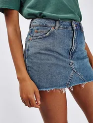 2025 New Women's Summer Denim Skirt Fashion Sexy Mini Skirt Star Same Style Short Jeans Skirt S-2XL Drop shipping