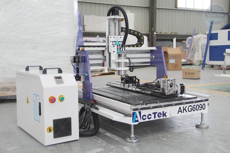 Router CNC Mini untuk Mesin Pengukir Logam Router Kayu Mini Mesin Pengukir Cnc Pemotong Penggilingan Kayu 6090