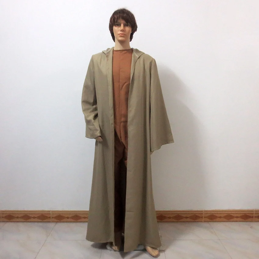 Jedi Master Yoda Cosplay Costume Jumpsuit Robe Cape Halloween Party Costume Cosplay Costume Made Any Size