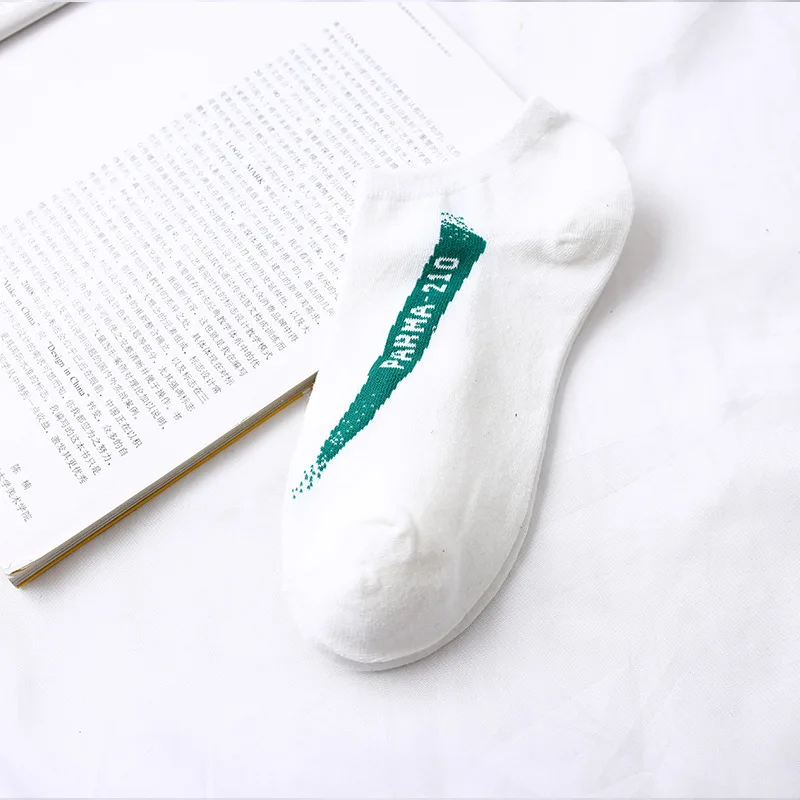 New Summer Women Socks Sweat Breathable Sock High Quality Cotton Shallow Mouth Girl personality Socks Boxed 4pairs/box