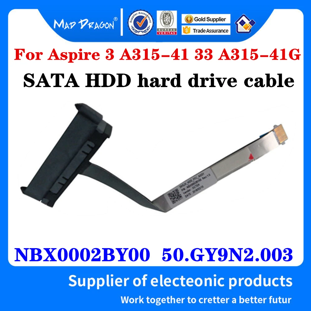 

NEW HDD Hard Drive Cable For Acer Aspire 3 A315-41 33 A315-41G DH5JV SATA Hard Drive HDD Connector NBX0002BY00 50.GY9N2.003