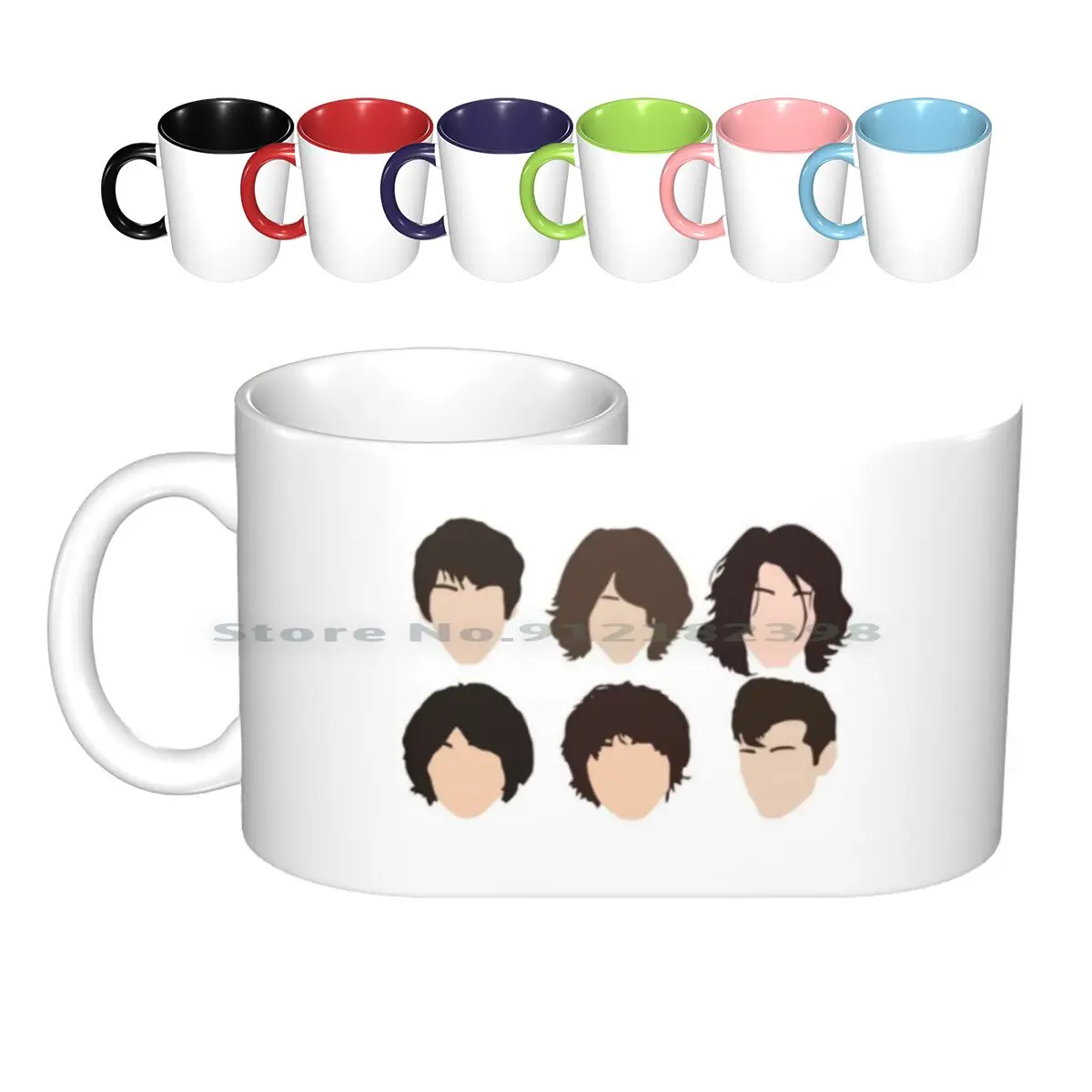 Alex Turner's Hair Evolution Ceramic Mugs Coffee Cups Milk Tea Mug Alex Turner Hair Music Arctic Monkeys Arctic Monkey Band