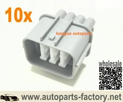 

Longyue 10pcs 8 Pin Multipurpose Male Connector Fits Prelude Distributor, A/F Ratio Sensor,Acura Ignition Module