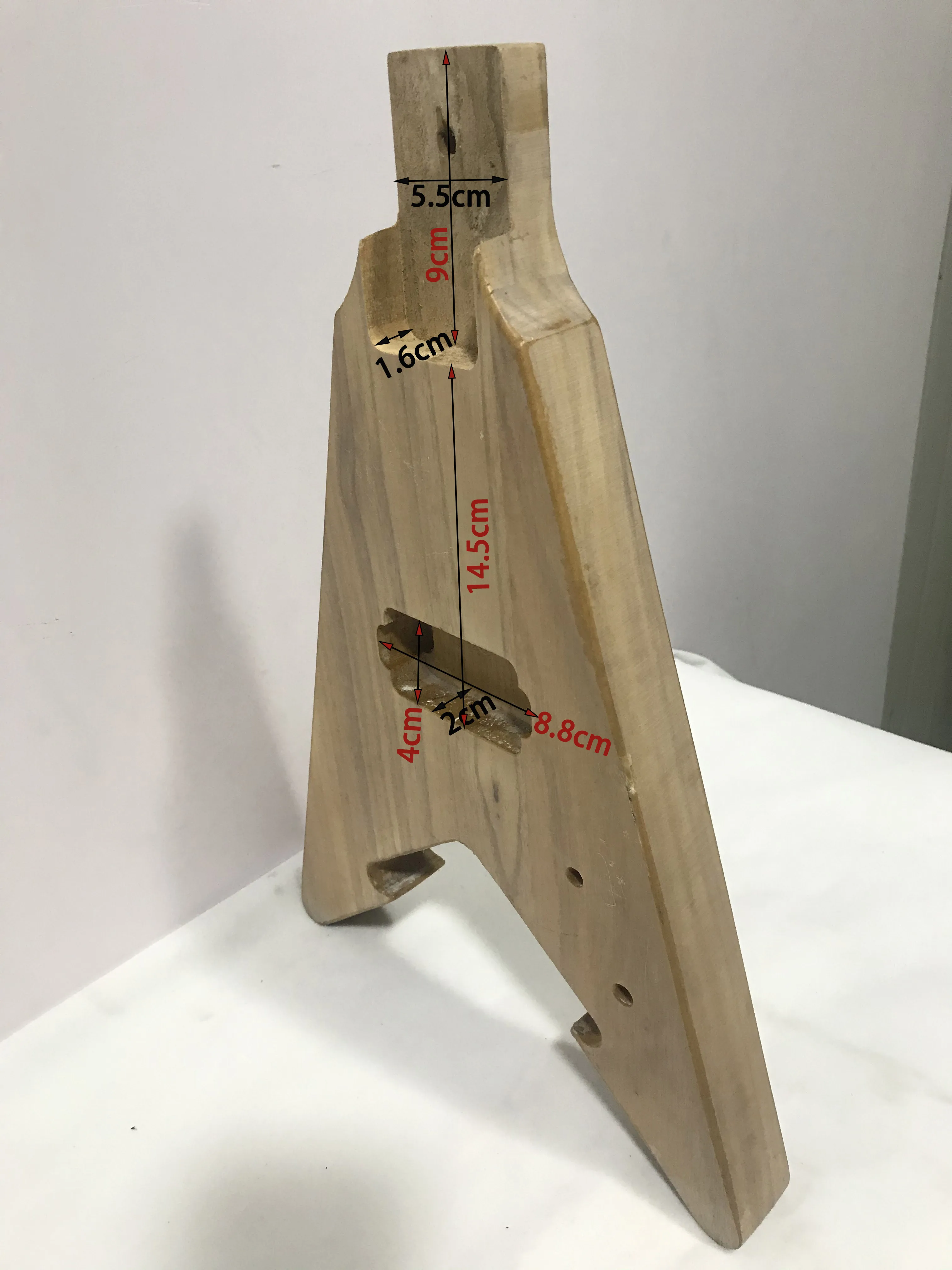 DIY Electric Guitar Body Triangle, Unfinished Guitar Barrel, Paulownia Wood, ST Bass, Accessories, Aganti Music