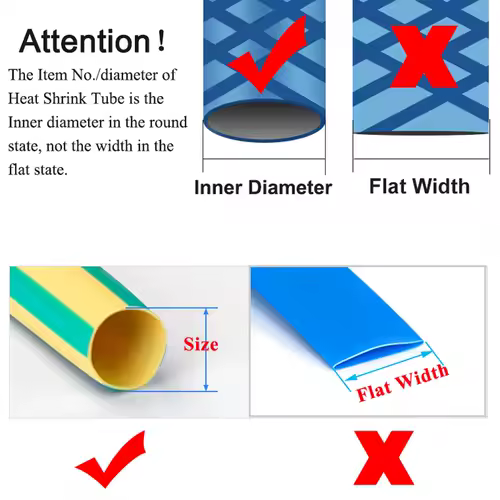 10 METER/LOT BLACK 1/2/3/4/5/6/8/10/10/12/14/16/18/20mm Heat Shrink wrapping Tube kit Insulation Tubing Thermoresistant tube - Image 4