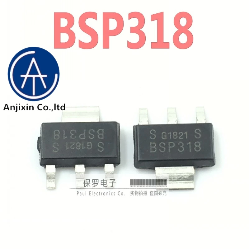 

10pcs 100% orginal and new N-channel FET BSP318S BSP318 SOT-223 2.6A 60V in stock