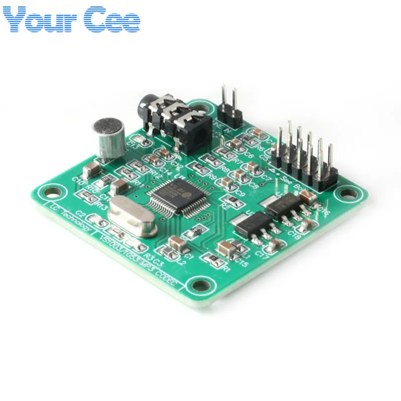 VS1053 Audio MP3 Player Module Development Board Recording SPI OGG Encoding Recording Control Signal Filter VS1053B-L LQFP-48