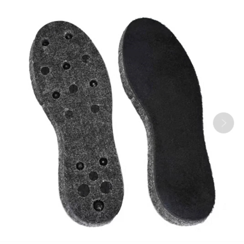 

JEERKOOL Rock Felt Sole With Nails Removable Sole Felt Spike Bottom Quality for Rocking Shoes Fishing Waders Size 39-45