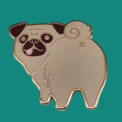 Cute Dog Lapel Enamel Brooch pins Collecting Cartoon Metal Badges Children Fashion Jewelry Gifts Adorn Backpack Collar Hat