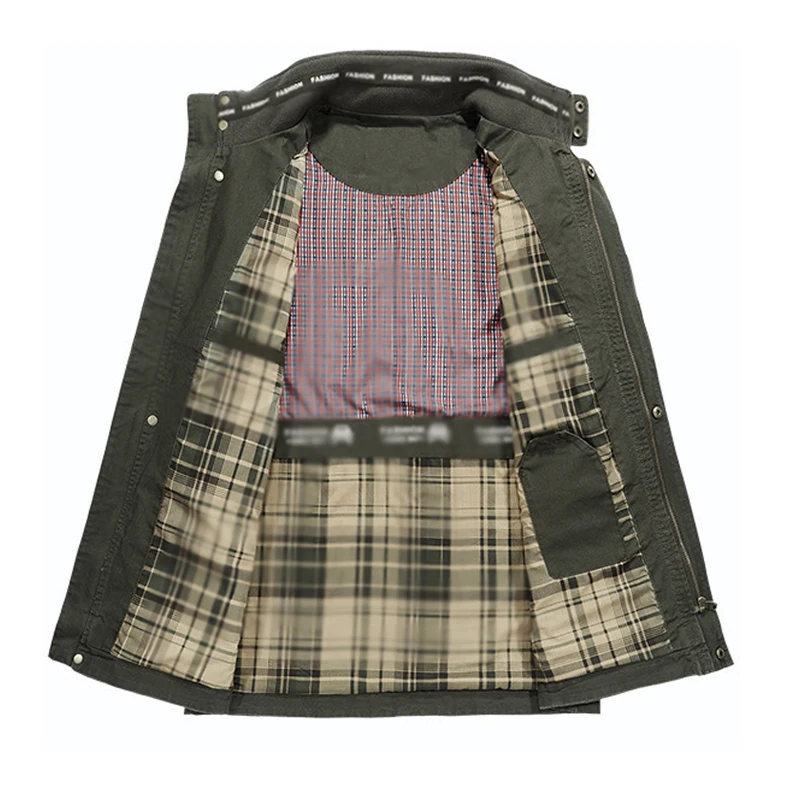 جديد مكافحة القرصنة رجال الأعمال سترة 3 اللون حجم كبير موضة الدفاع عن النفس المخفية مكتب التحقيقات الفدرالي الشرطة السلامة ملابس واقية L-8XL #4