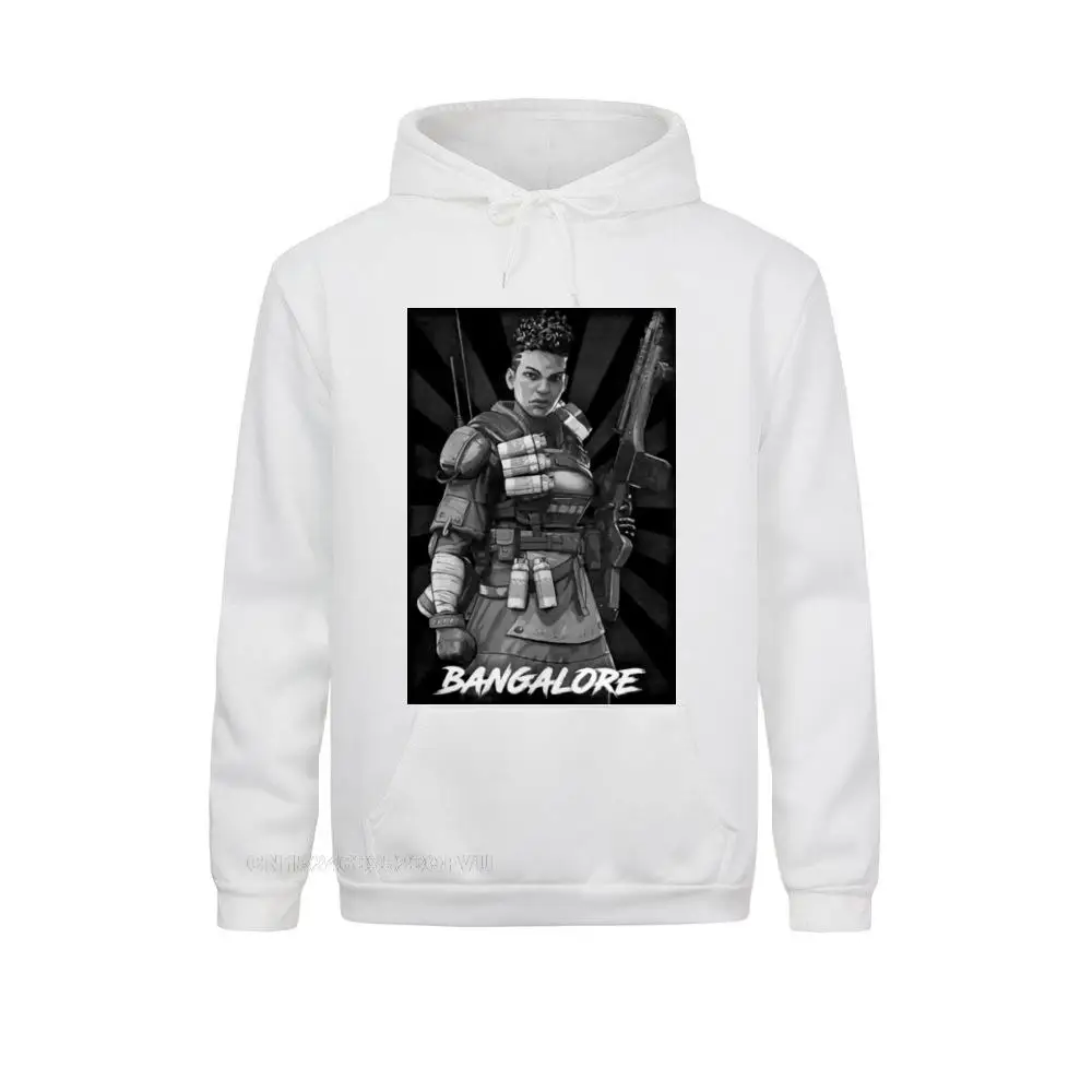 Novelty Bangalore Black Apex Legends Hoodie For Men Cotton Men Pullover Hoodie Game Long Sleeve Pullover Hoodie Clothes