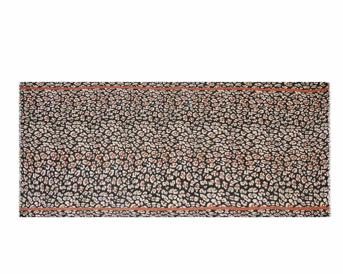 2021 Hotsale viscose Leopard Pattern Fringe Scarf Shawls Wrap Hijab 10pcs/lot