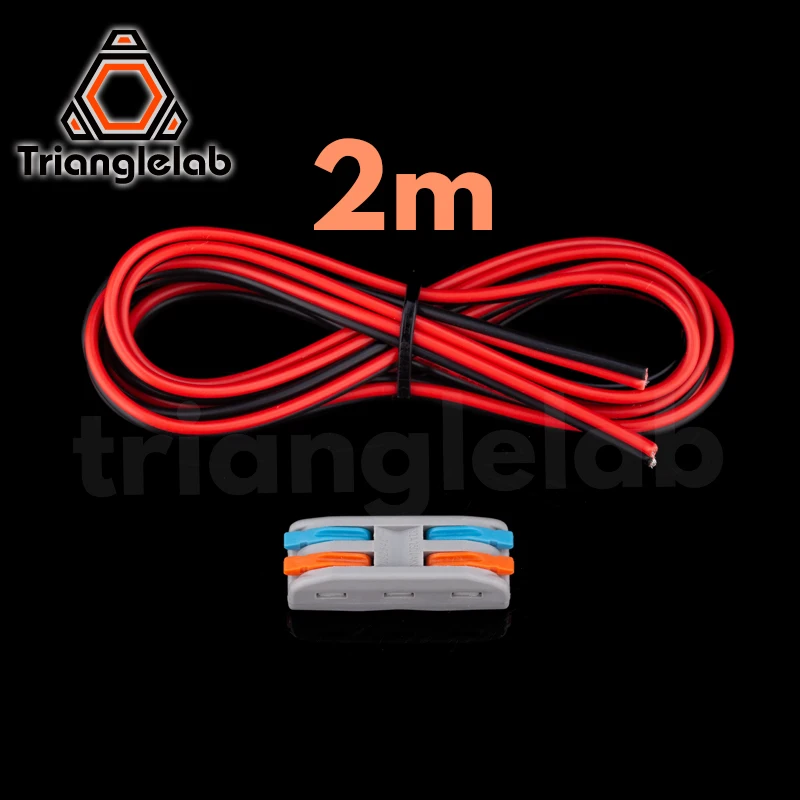 Trianglelab 18AWG Connecting Wire Heating Rod Cartridge Extension Cable Line Quick Connector Hot Bed MOTOR Thermistor Extend