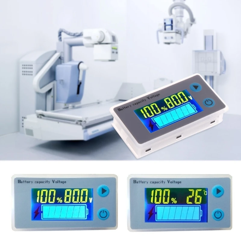 JS-C33/JS-C35 Color Screen Power Indicator 10-100V Universal Li-ion Lead Acid Battery Capacity Temperature Voltmeter Tester LCD