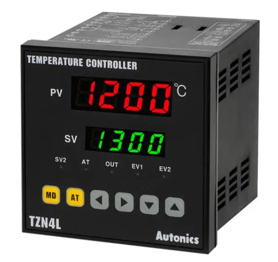 TZN4L-A4C PID Temp Control, 1/4 DIN, Digital, Current Output, 2 Alarm Outputs, PV Retransmission,100-240 VAC