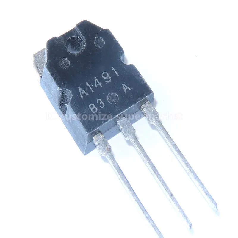 5PCS/LOT NEW A1491 2SA1491   TO-3P -200V -10A  Triode transistor