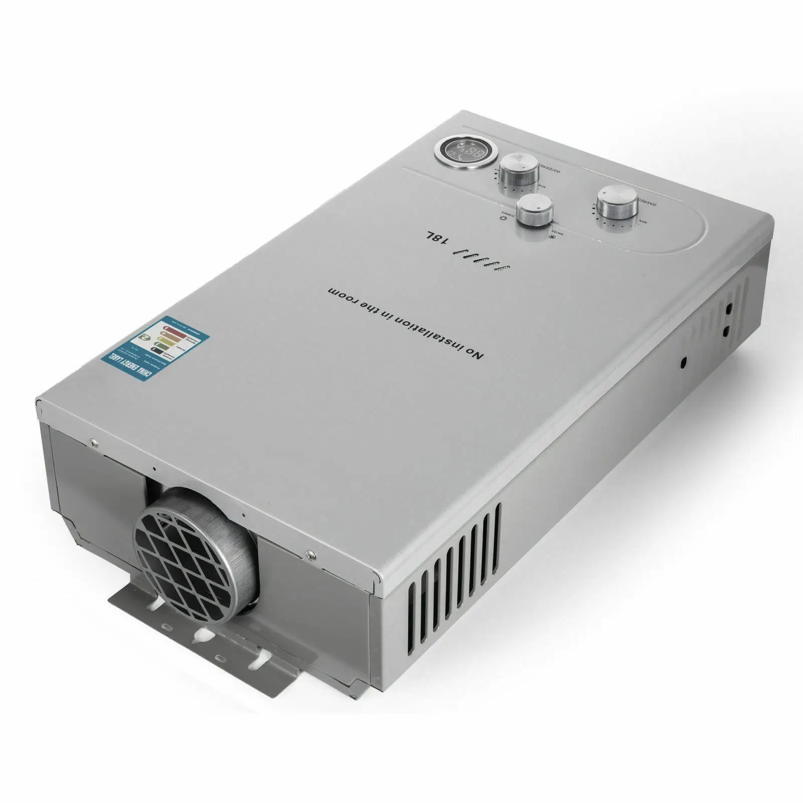 Imagem -04 - Aquecedor de Água Quente Gás Propano Lpg sob Demanda Tankless Aquecedor de Água Digital Casa Banheiro Cabeça de Chuveiro Aquecedor de Caldeira Instantânea Novo 18l