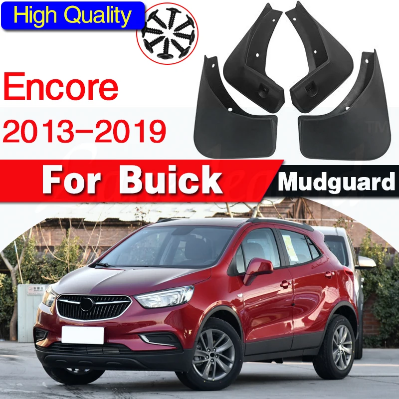 For Opel Mokka X Vauxhall Buick Encore 2013 - 2019 Mudflaps Splash Guards Front Rear Set Mud Flaps Mudguards 2014 2015 2016 2017