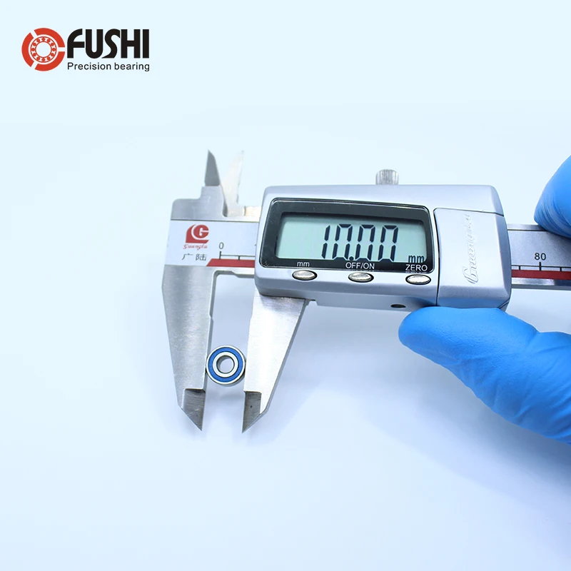 10 قطعة MR104RS تحمل 4*10*4mm هواية الكهربائية RC سيارة شاحنة MR104 RS 2RS الكرات MR104-2RS الأزرق مختومة #3