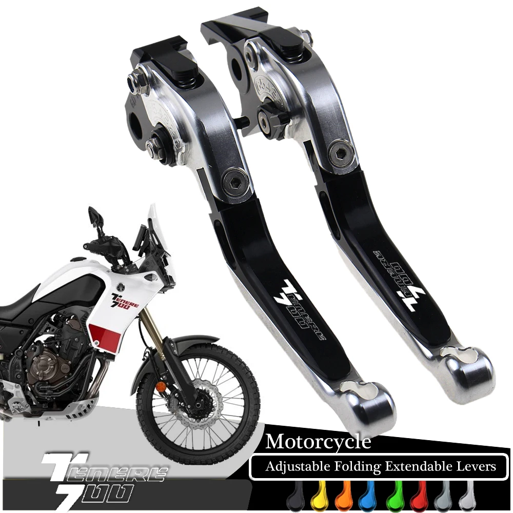 

CNC Aluminum Adjustable Folding Brake Clutch Levers for YAMAHA TENERE 700 2019-2020 Tenere700 XTZ 700 XTZ700 Handle Grip Handbar