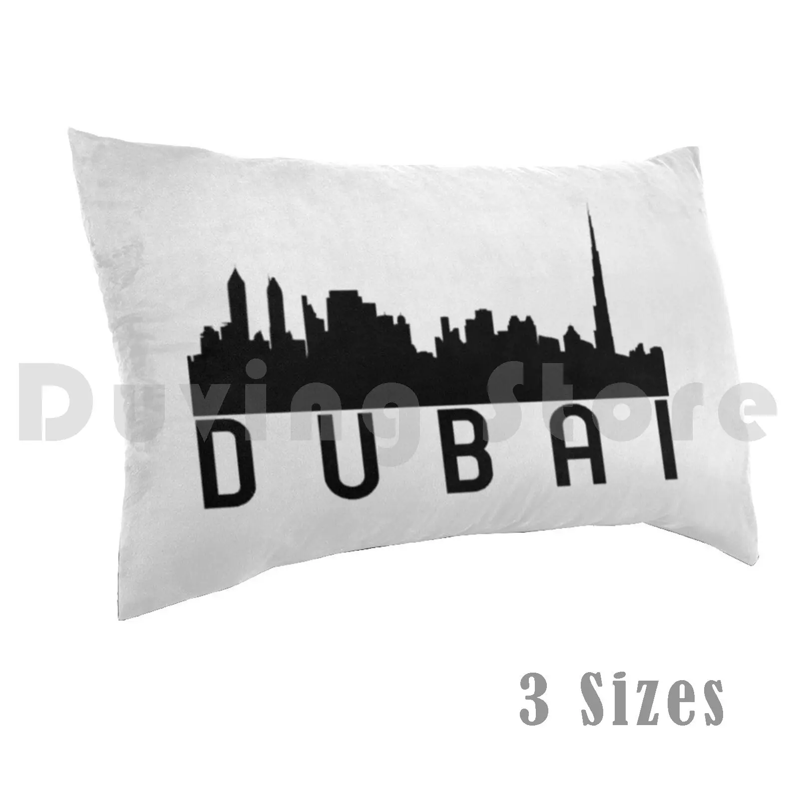 Dubai City Skyline Pillow Case Printed 50x75 Dubai Skyline Uae Arabic Arab Kuwait Bahrain City Qatar Lebanon