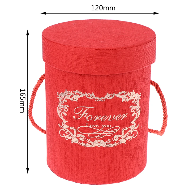 1 PC ดอกไม้กล่องกระดาษถือถังของขวัญกล่องบรรจุภัณฑ์กล่องของขวัญ Candy Bar งานแต่งงานของขวัญเก็บกล่อง