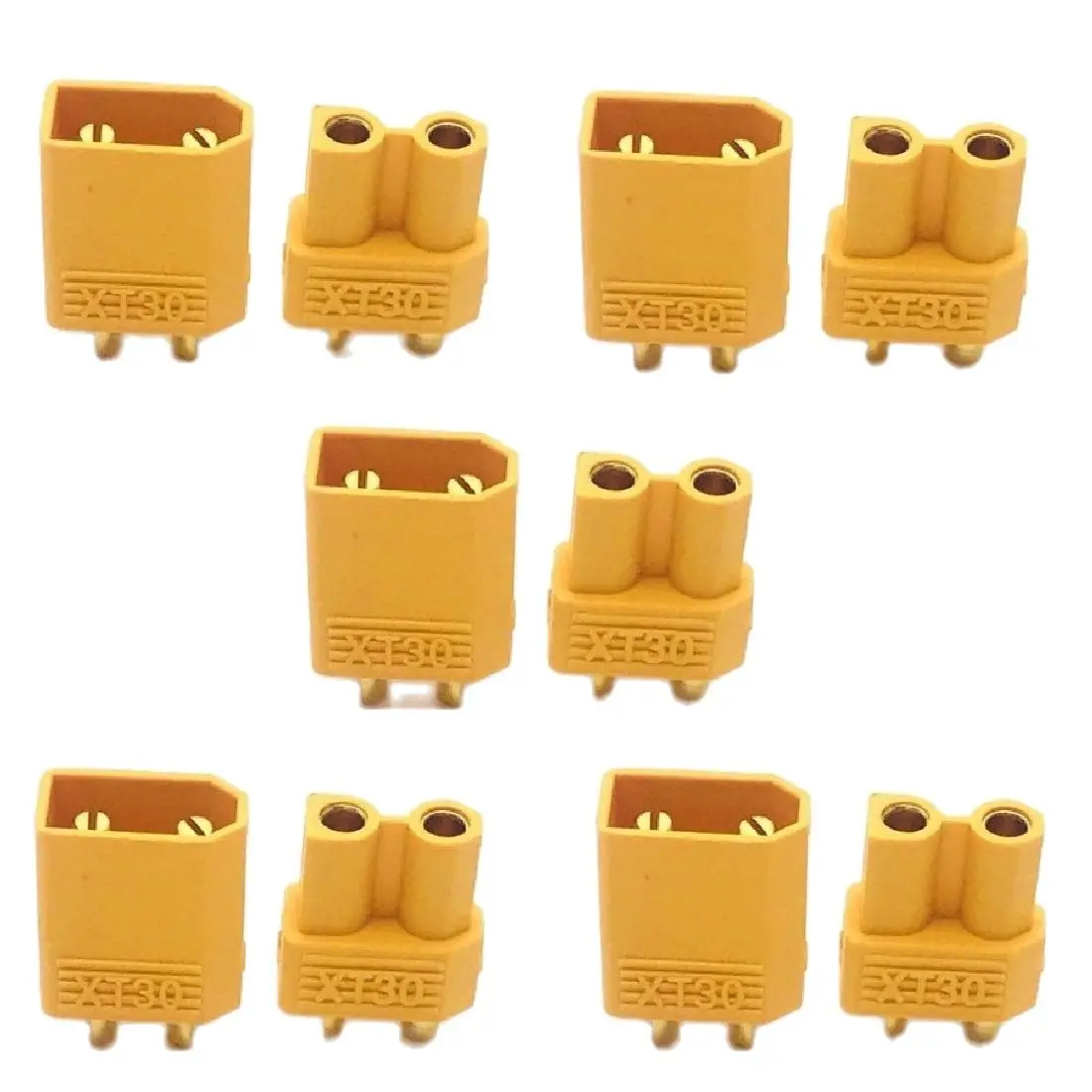 10pcs XT60 XT60H XT30U XT-60 Male Female XT30 XT90 T-Plug EC3 EC5 EC8Bullet Connectors Plugs For RC Lipo Battery