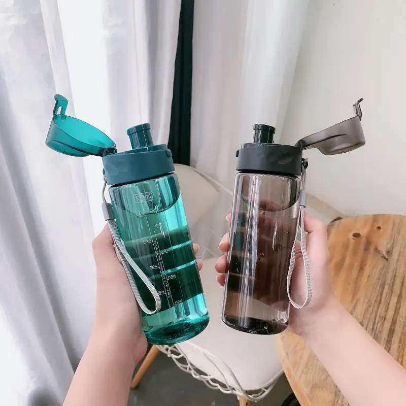 550ml Children's water cup creative baby feeding learn to drink cup leak-proof water bottle outdoor sports portable student cup