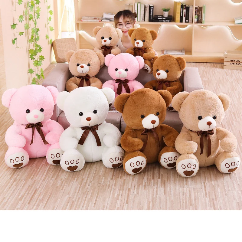 Nizza Heißer Huggable Hohe Qualität Spielzeug Cartoon Teddybär Plüsch Spielzeug Kuscheltiere Schöne Bären Puppe Geburtstag Geschenk Für Kinder – Detail 1