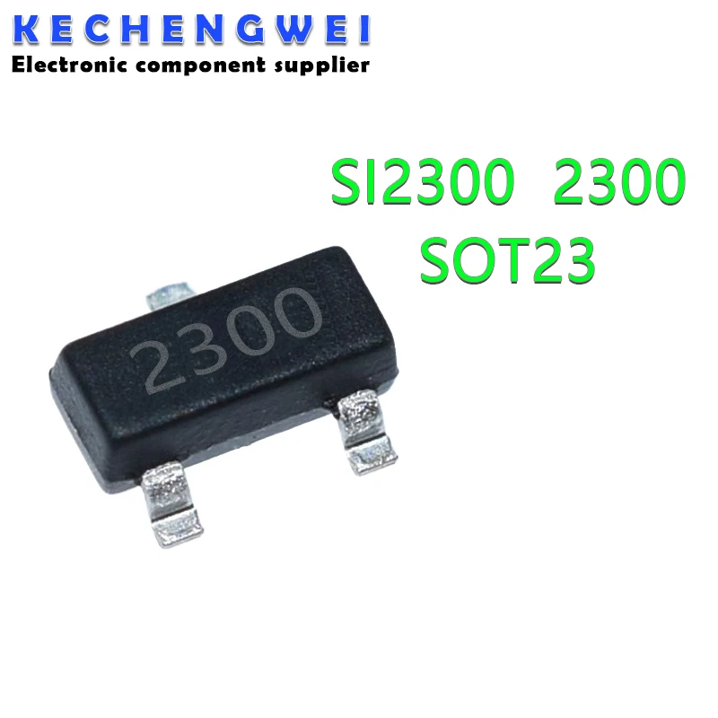 50 sztuk SI2300DS SI2300 2300DS 2300 SOT23 MOSFET nowy i oryginalny układ scalony
